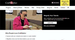 Desktop Screenshot of craftoptics.com